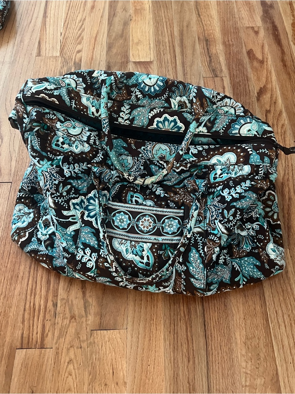 Vera Bradley Java Blue travel lot 5 piece set - Picture 7 of 15